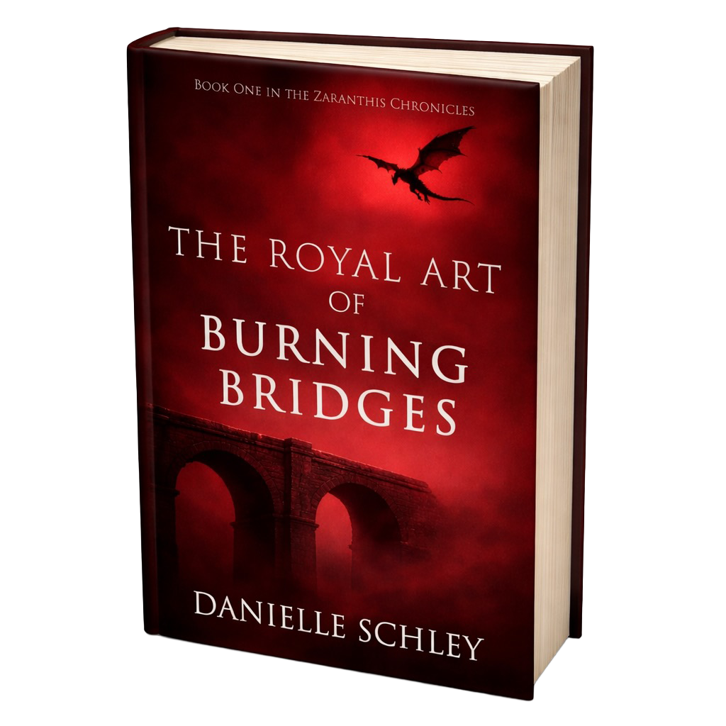 The Royal Art of Burning Bridges — 3D book cover